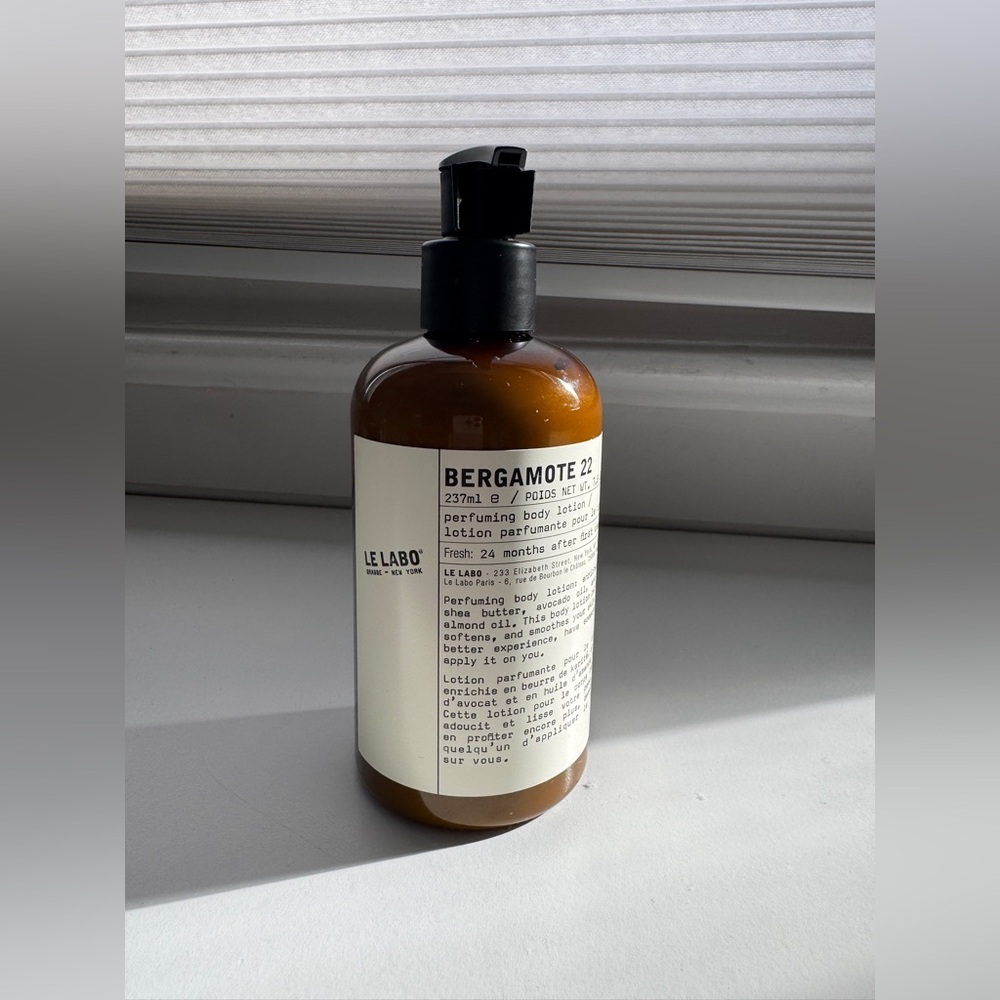 New Le Labo Bergamot 22 Perfuming Body Lotion